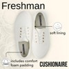 CUSHIONAIRE Women’s Freshman Canvas Lace-Up Sneaker with Memory Foam, Wide Widths Available | Casual Walking Shoes, Lightweight & Comfortable - 3 of 4