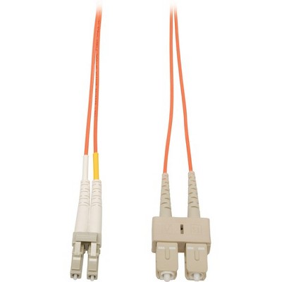 Tripp Lite 3M Duplex Multimode 62.5/125 Fiber Optic Patch Cable LC/SC 10' 10ft 3 Meter - LC Male - SC Male - 9.84ft