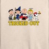 Women's - Peanuts - Tricked Out Lightweight French Terry Wide Neck Long Sleeve Shirt - 2 of 4