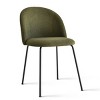 Set Of 4 Nano Upholstered Side Chair Black Leg -Maison Boucle - 3 of 4
