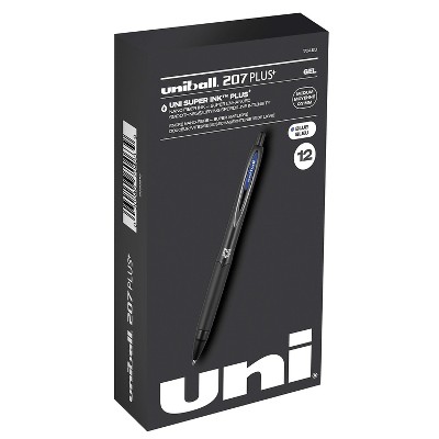 Uni-ball Gel Grip Stick Pen – Medium Point, Schwarze Tinte, 12 Stück Im Pack – Flüssiges Schreiben Garantiert