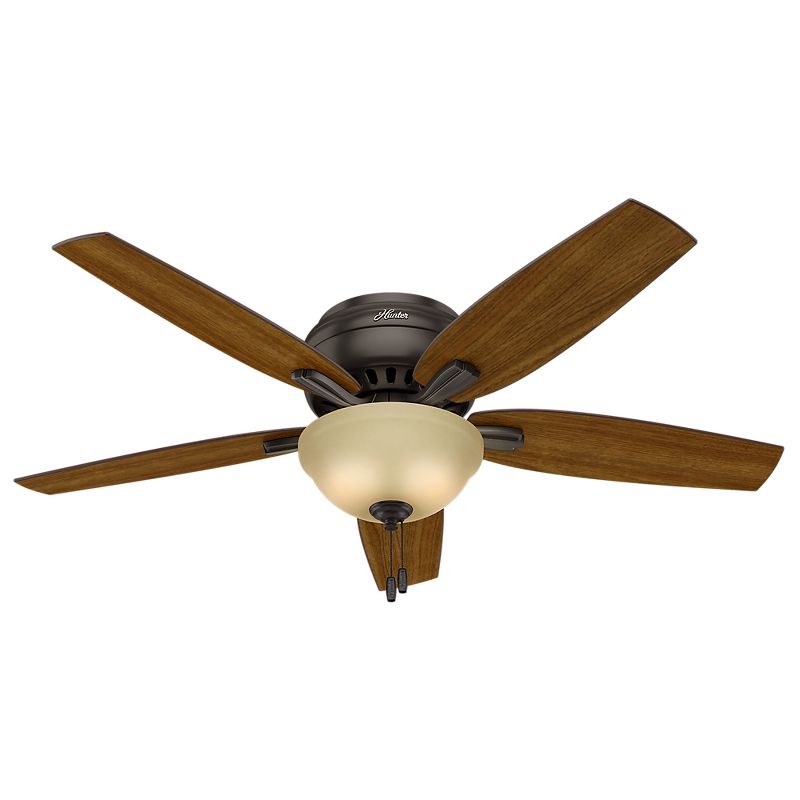 52" Newsome Low Profile Ceiling Fan (Includes LED Light Bulb) - Hunter Fan, 4 of 15