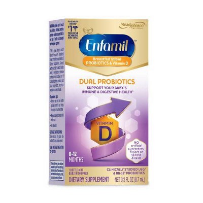 Photo 1 of Enfamil Dual Probiotic Infant Daily Drops - 0.3 fl oz