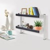 YIYIBYUS Clamp-on Desk Shelf, 2-Tier Shelving with Adjustable Storage Tray - 2 of 4