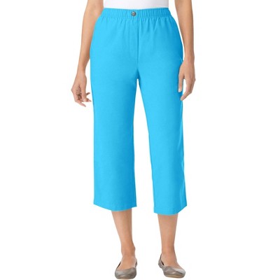 Woman Within Women's Plus Size 7-Day Denim Capri