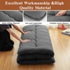 Japanese Floor Futon Mattress, Japanese Tatami Mat Folding Futon Mattress Sleeping Mattress Pad for Adults Kids, Roll Up Camping Mattress - 4 of 4