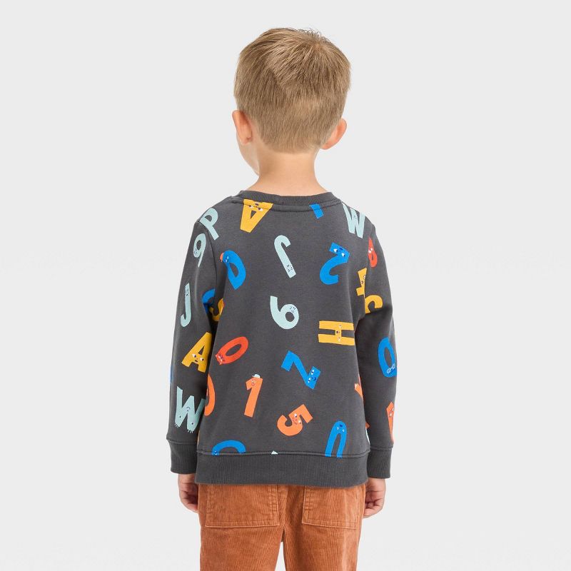 Toddler Boys' Fleece Crew Sweatshirt - Cat & Jack™, 3 of 9