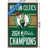 Trends International NBA Boston Celtics - 2024 NBA Finals Team Logo Framed Wall Poster Prints - 3 of 4