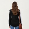 Anna-Kaci Women's Long Sleeve V-Neck Knit Top with Lace Trim Detailing on Sleeves - 4 of 4