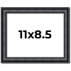 PosterPalooza | Photo Size Linear Black Picture Frame - UV Acrylic, Foam Board Backing, Hanging Hardware - 2 of 4