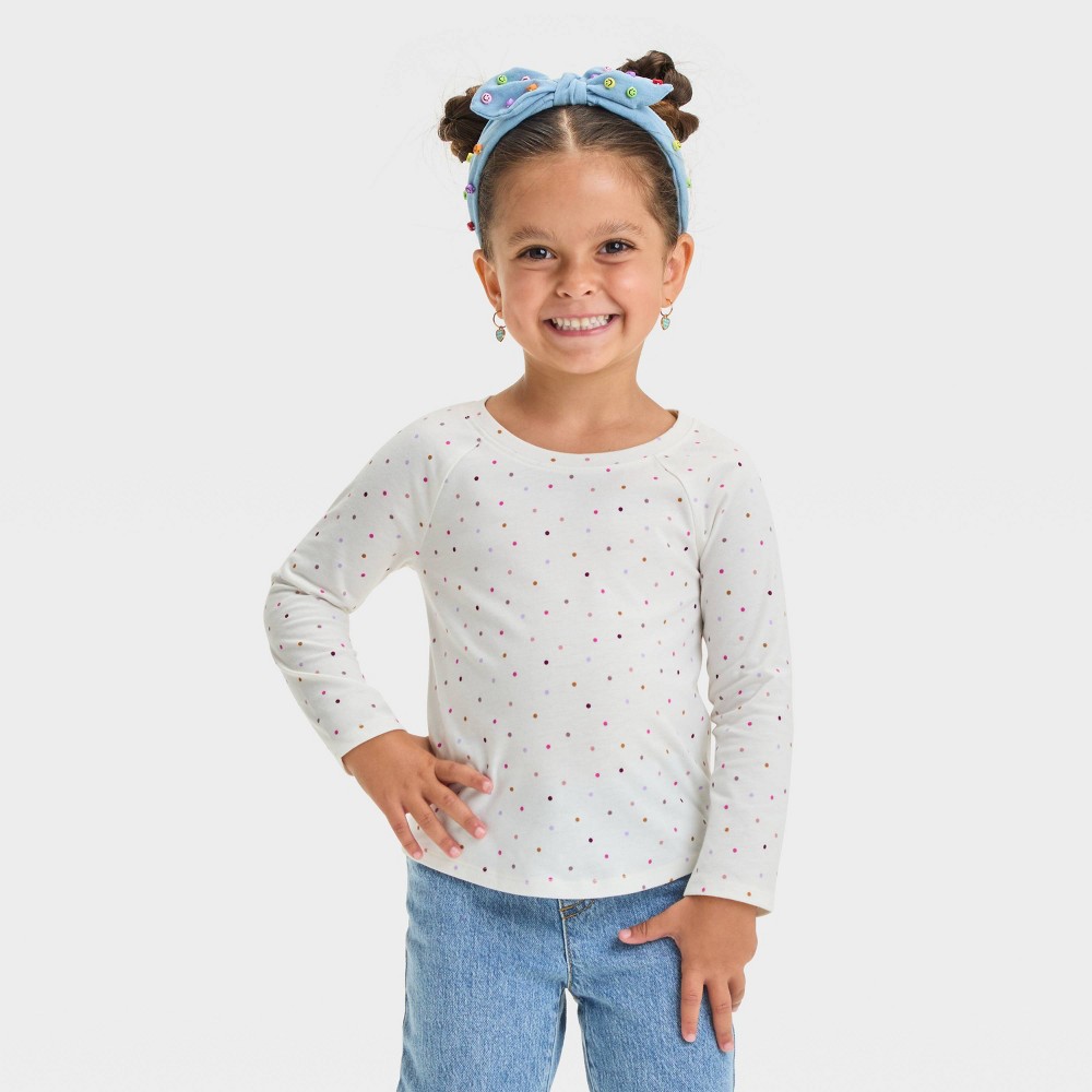 Toddler Girl Long Sleeve Printed T-Shirt