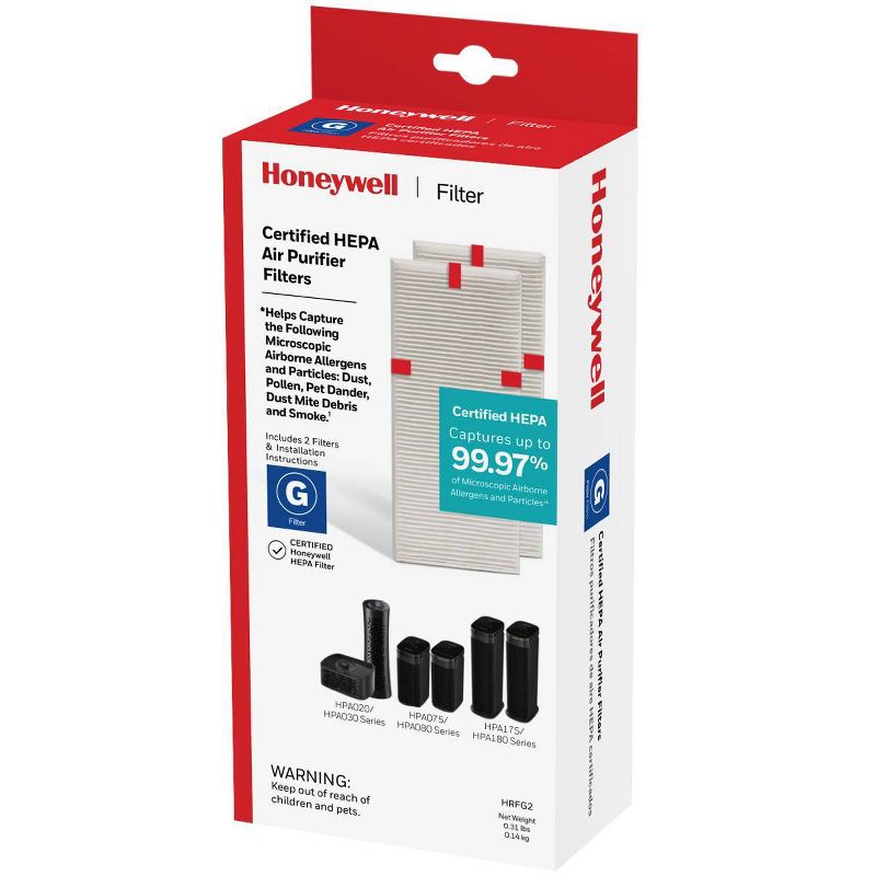 Honeywell 2pk HEPA Replacement Filters, 1 of 5