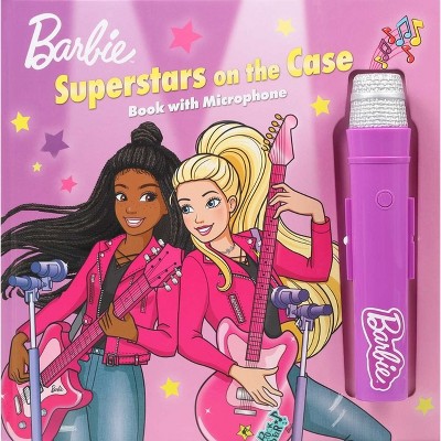 Barbie: It Takes Two: Superstars on the Case! - (Book with Microphone) by  Maggie Fischer (Hardcover)