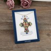 Anna-Kaci Stained Glass Rhinestone Patonce Cross Necklace with Message Card & Envelope Jewelry Gift - 3 of 4