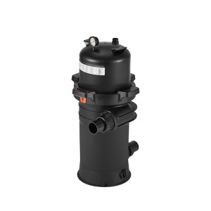 VEVOR Pool Cartridge Filter, 150 sq.ft², High-Efficiency Swimming Pool Filter with Valve, 9000 GPH Spa Filtration Cleaning & Clearing System, Black - 1 of 4