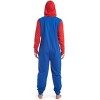 Marvel Avengers Spider-Man Adult Fleece Zip Up Pajama Coverall - 4 of 4