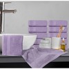White Classic Luxury 100% Cotton Washcloths Set of 12 - 13x13" - 4 of 4