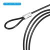 Unique Bargains Stainless Steel Stage Lighting Luggage Lock Double Loop Safety Lock Cables - 4 of 4