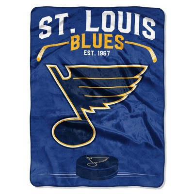 NHL St. Louis Blues Inspired Raschel Throw Blanket