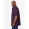 KingSize Men's Big & Tall Striped Short-Sleeve Sport Shirt - 4 of 4