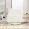 VANOMi 29.8’’ Upholstered Armless Swivel Accent Chair - 2 of 4