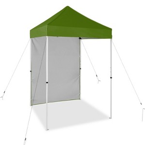 EAGLE PEAK 5x5ft Easy Setup Pop Up Canopy Tent with One Wall - 1 of 4