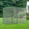 Aoodor 8’×4‘×6’ Crop Cage Plant Protection Netting Tent With Zipper ...