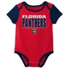 NHL Florida Panthers Infant Boys' 3pk Bodysuit - 2 of 4