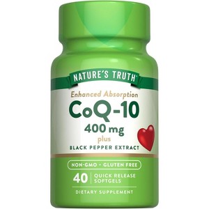 Nature's Truth CoqQ10 400mg | 40 Softgels - 1 of 4