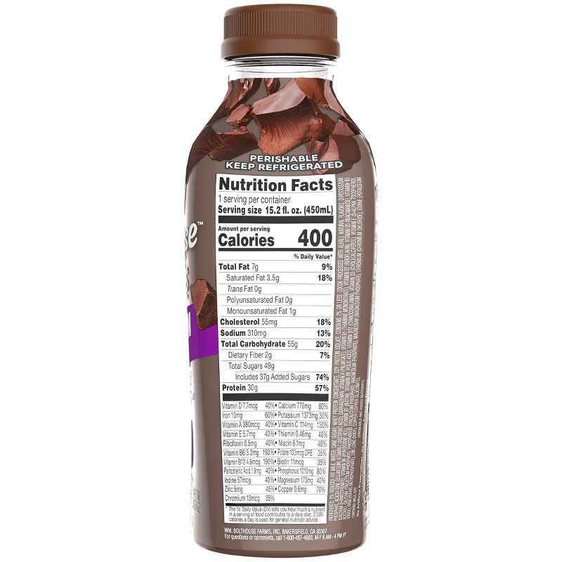 Bolthouse Farms Chocolate Protein Plus Shake - 15.2oz, 2 of 5