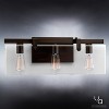 Urban Ambiance Luxury Modern Farmhouse Modern Bath Fixture,  8-3/8"H x 22-3/4"W,  Olde Bronze Finish, UHP2450 - 3 of 4