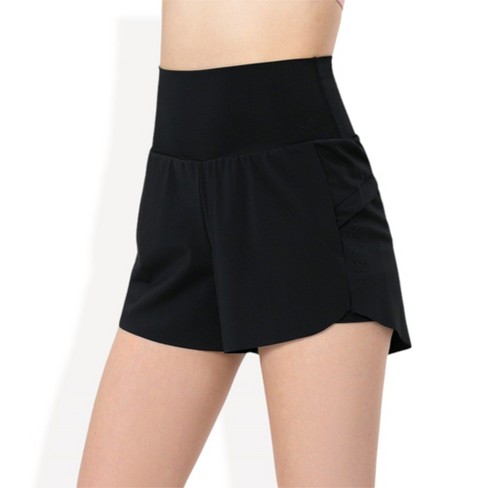 Anna-Kaci Women's High Waist Drawstring Athletic Shorts with Side Pockets - image 1 of 4