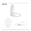 LOVSON Smart Bidet Toilet Seat with Water Temperature and Pressure Adjustment, Automatic Nozzle Cleaning, Toilet Seat Only - 3 of 4