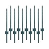 10 Packs Fence Post, 3Feet Garden Fence Stakes with U-Channel, Metal Corner Posts for Holding Garden Wire Fence - 2 of 4