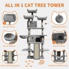 68.5 Inch Multi-Level Cat Tree, Plush Cat Tower with Condo/Sisal Scratching Posts - 2 of 4