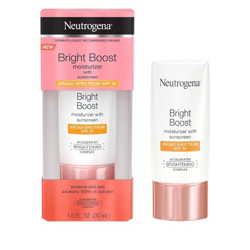 Neutrogena Bright Boost Moisturizer Spf 30 1 Fl Oz Target