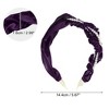 Unique Bargains Women's Fashion Faux Pearl Beaded Knotted Headbands 1 Pc - 4 of 4