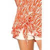 Women's Clarissa Zebra Print Cold Shoulder Top - GiGiO - 4 of 4