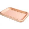 Sparkle and Bash 24 Pack Rose Gold Foil Disposable Paper Serving Trays for Parties, 9 x 13 In - 4 of 4