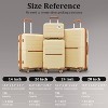 Kumasinova Hardshell PP Luggage Set of 4,Lightweight&Durable Spinner Suitcases with TSA Lock,Impact-Resistant Luggage,14/20/24/28" - 3 of 4