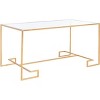 Burton Coffee Table - Gold/Glass - Safavieh - 3 of 4