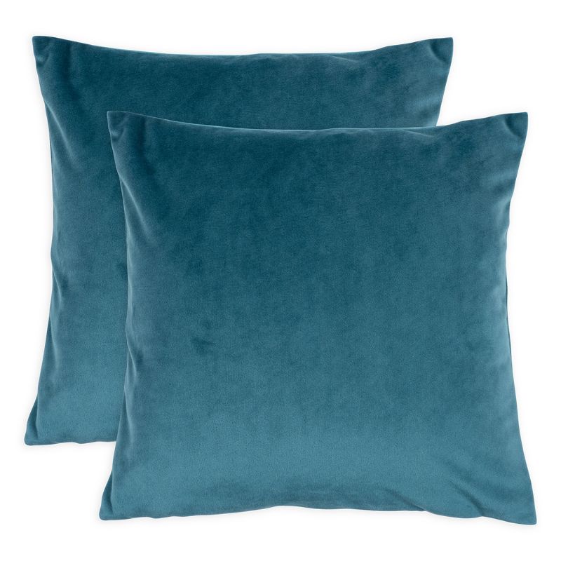 KAF Home Velvet  Set of 2 Pillow Covers - 16" x 16", 1 of 4