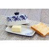 Blue Rose Polish Pottery M074 Manufaktura Butter DIsh - 3 of 3
