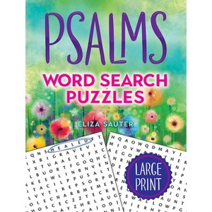 Psalms Word Search Puzzles - (Dover Brain Games) Large Print by  Eliza Sauter (Paperback) - 1 of 1