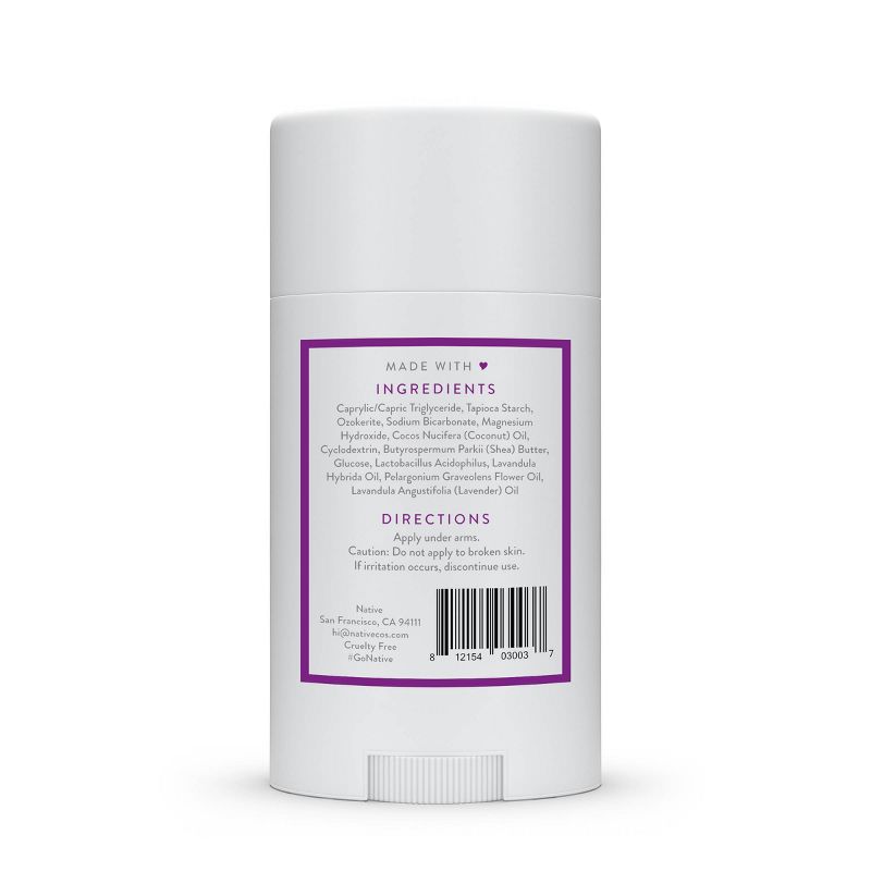 Native Deodorant - Lavender &#38; Rose - Aluminum Free - 2.65 oz, 3 of 11