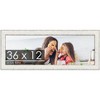 PosterPalooza | Panoramic Ornate White Picture Frame - UV Acrylic, Foam Board Backing, Hanging Hardware - 2 of 4