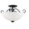 Livex Lighting Heritage 2 - Light Semi-Flush Mount in  Black - 4 of 4