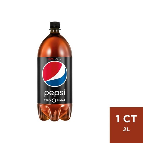 Pepsi Zero Sugar Zero Calorie Cola Soda - 2L Bottle - image 1 of 3