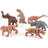 12-Piece Prehistoric Animal Figurines Set, Realistic Smilodon and Mammoth Models for Educational Play - 4 of 4