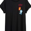 Women's - The Year Without a Santa Claus - Heat Miser Cold Miser Oversized Graphic T-Shirt - 2 of 4